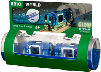 BRIO - Metro Train & Tunnel 3 pieces - Modern Brands Australia