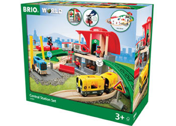 BRIO - Central Station Set 37 pieces - Modern Brands Australia