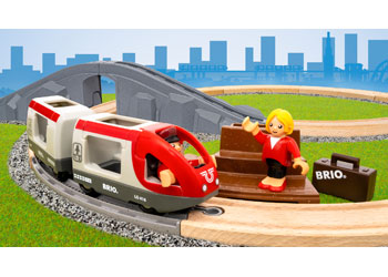 BRIO - Starter Travel Train Set 22 pieces - Modern Brands Australia
