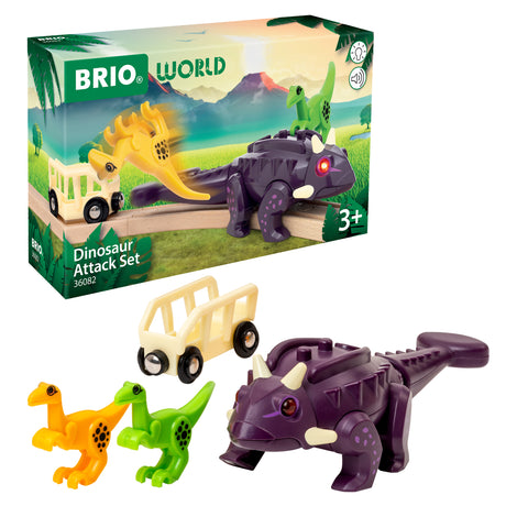 BRIO - Dinosaur Attack Set 4 pieces