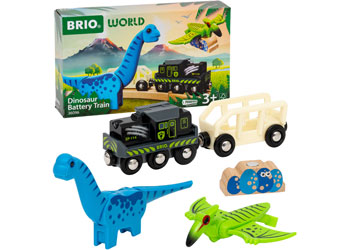 BRIO - Dinosaur Battery Train 5 pieces - Modern Brands Australia