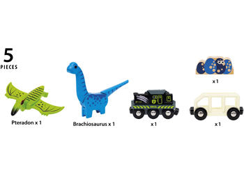 BRIO - Dinosaur Battery Train 5 pieces - Modern Brands Australia