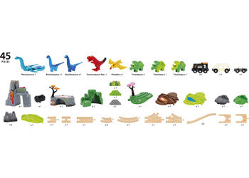 BRIO - Dinosaur Deluxe Set 45 pieces - Modern Brands Australia
