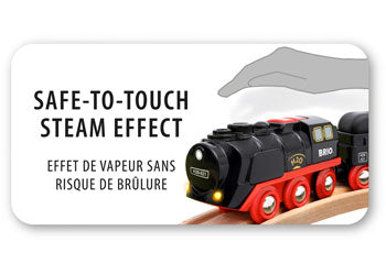 BRIO - B/O Steaming Train 3 Pieces - Modern Brands Australia