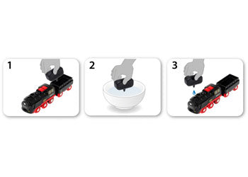 BRIO - B/O Steaming Train 3 Pieces - Modern Brands Australia