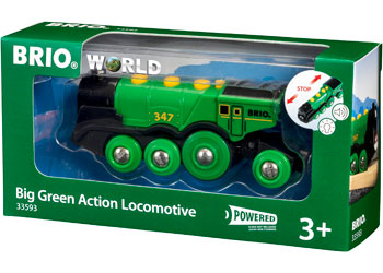 BRIO - Big Green Action Locomotive - Modern Brands Australia