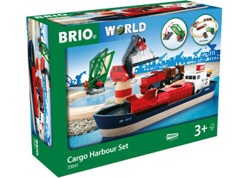 BRIO - Cargo Harbour Set 16 pieces - Modern Brands Australia