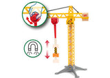 BRIO - Construction Crane w Lights 5 pieces - Modern Brands Australia