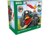 BRIO - Crane and Mountain Tunnel 7 pieces - Modern Brands Australia