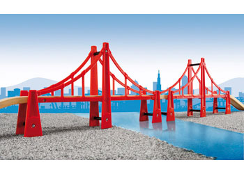 BRIO - Double Suspension Bridge 5 pieces - Modern Brands Australia