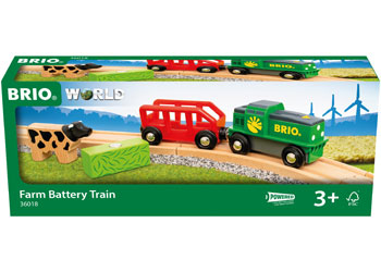 BRIO - Farm Battery Train 4 pieces - Modern Brands Australia