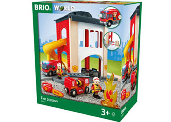 BRIO - Fire Station 12 pieces - Modern Brands Australia
