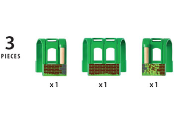 BRIO - Flexible Tunnel 3 pieces - Modern Brands Australia