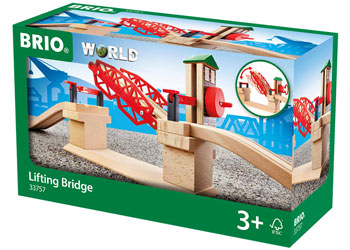 BRIO - Lifting Bridge 3 pieces - Modern Brands Australia