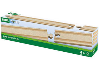BRIO - Long Straight Tracks 4 pieces - Modern Brands Australia