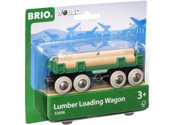 BRIO - Lumber Loading Wagon 4 pieces - Modern Brands Australia