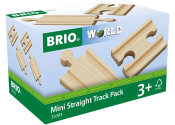 BRIO - Mini Straight Track Pack 4 pieces - Modern Brands Australia