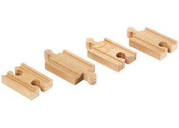 BRIO - Mini Straight Tracks 4 pieces - Modern Brands Australia