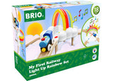 BRIO My First Rwy Light Up Rainbow Set 11 pieces - Modern Brands Australia