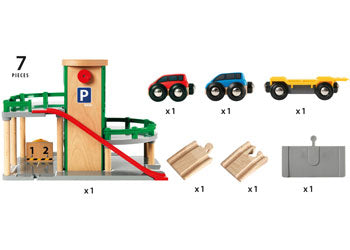 BRIO - Parking Garage 7 pieces - Modern Brands Australia