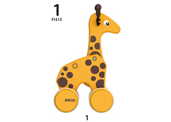 BRIO - Pull Along Giraffe - Modern Brands Australia