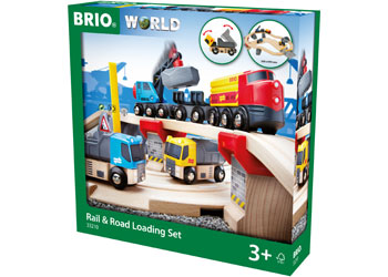 BRIO - Rail & Road Loading Set 32 pieces - Modern Brands Australia