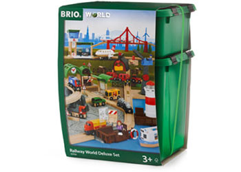BRIO - Railway World Deluxe Set 106 pieces - Modern Brands Australia