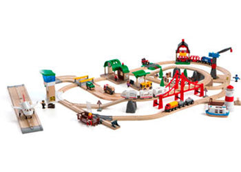 BRIO - Railway World Deluxe Set 106 pieces - Modern Brands Australia