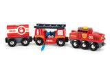 BRIO - Rescue Firefighting Train 4 pieces - Modern Brands Australia