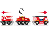 BRIO - Rescue Firefighting Train 4 pieces - Modern Brands Australia