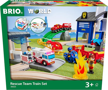 BRIO - Rescue Team Train Set 44 pieces - Modern Brands Australia
