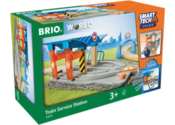 BRIO - Smart Tech Train Service Station 2pc - Modern Brands Australia