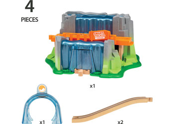 BRIO - Smart Tech Waterfall Tunnel 4 pieces - Modern Brands Australia