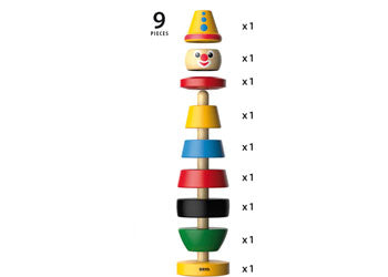 BRIO - Stacking Clown 9 pieces - Modern Brands Australia