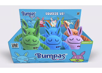 Bumpas - Squish Characters assorted CDU12 - Modern Brands Australia