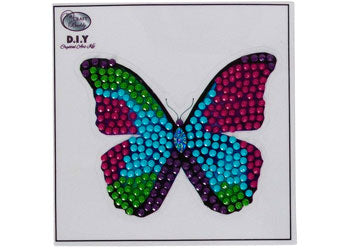 CrystalArt - Disco Butterfly 9x9cm Motif - Modern Brands Australia