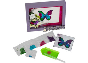 CrystalArt - Disco Butterfly 9x9cm Motif - Modern Brands Australia