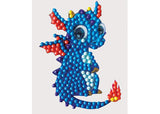 CrystalArt - Cute Dinosaur 9x9cm Motif - Modern Brands Australia