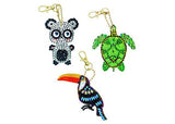 CrystalArt - Exotic Animls Keyring Kit - Modern Brands Australia