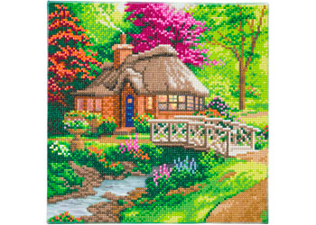 CrystalArt - Friendship Cottage 30x30cm Kit - Modern Brands Australia