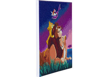 CrystalArt - Lion King Family 30x30cm Kit - Modern Brands Australia