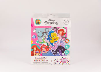 CrystalArt - Little Mermaid Keyring Set - Modern Brands Australia