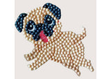 CrystalArt - Playful Pup 9x9cm Motif - Modern Brands Australia