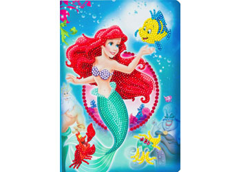 CrystalArt - The Little Mermaid Notebook 18x26cm - Modern Brands Australia