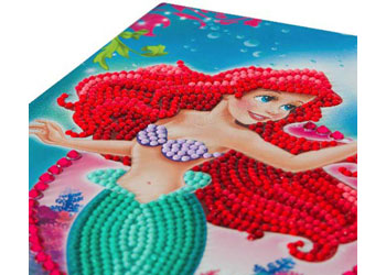 CrystalArt - The Little Mermaid Notebook 18x26cm - Modern Brands Australia