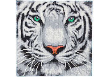 CrystalArt - White Tiger 30x30cm Kit - Modern Brands Australia