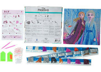 CrystalArt - Elsa Anna & Olaf 30x30cm Kit - Modern Brands Australia