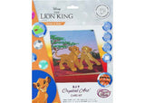 CrystalArt - Simba and Nala 18x18cm Card - Modern Brands Australia