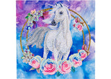 CrystalArt - Unicorn Garland 18x18cm Card - Modern Brands Australia