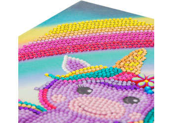 CrystalArt - Unicorn Smile Notebook 18x26cm - Modern Brands Australia